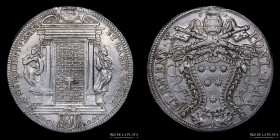 Papal States. Clement X. 1 Piastra 1675. Mun 13