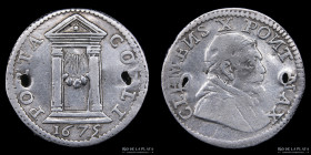 Papal States. Clement X. 1 Grosso 1675. KM360