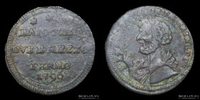 Papal States. Pius VI. 2 1/2 Baiocchi 1796. Fermo. KM2.1