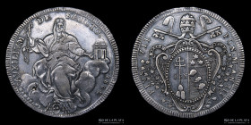 Papal States. Pius VII. 1 Scudo 1802 IIIR. KM1249
