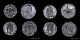 Papal States. Pius XII. 1-2 Lire (lot x4) KM40-KM41-KM44-KM45