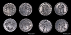 Papal States. Pius XII. 50 Centesimi (lot x4) KM25a-KM34