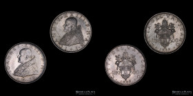 Papal States. John XXIII. 500 Lire (lot x2) KM65