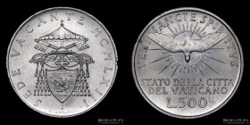 Papal States. Sede Vacante. 500 Lire 1963. KM75