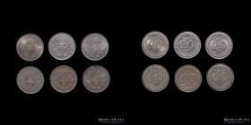 Italy. Lot x 6. 20 Centesimi 1918-1920R. KM58