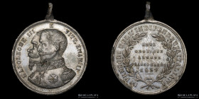 Italy. 1859. Napoleone III and V. Emanuele II