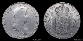 Cuzco. Fernando VII. 8 Reales 1824 T. KM117