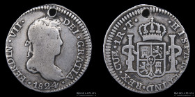 Cuzco. Fernando VII. 1 Real 1824 T. KM114.2