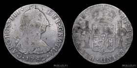 Potosi. Carlos III. 8 Reales 1782 PR. CJ 63.5