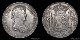 Potosi. Fernando VII. 8 Reales 1821 PJ CJ 86.11