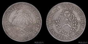 Argentina. La Rioja. 8 Reales 1838 R. CJ 55