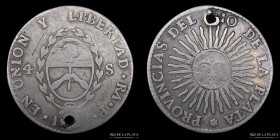 Argentina. La Rioja. 4 Soles 1828 RA P. CJ 39.2.1