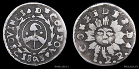 Argentina. Cordoba. 1 Real 1843 JPP. CJ 42.2.2