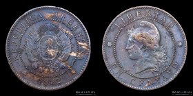 Argentina. 1 Centavo 1882. CJ 38