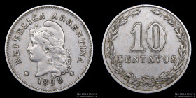 Argentina. 10 Centavos 1898. CJ 92