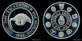 Argentina. 25 Pesos 1994. Tatu Carreta. CJ 10.1.1