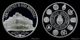 Argentina. 25 Pesos 2005. Teatro Colon. CJ 10.5