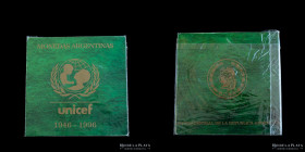 Argentina. Blister BCRA 1996 UNICEF. CJ BL34