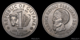Guyana. 1 Dollar 1970. FAO. KM36