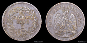 Mexico. 1 Centavo 1894 Mo. KM 391.6B