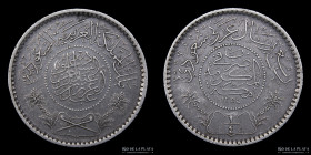 Arabia Saudita. Abd al-Aziz. 1/4 Riyal 1935 (AH1354). KM16