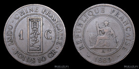 Cochinchina Francesa. 1 Centime 1889 A. KM1