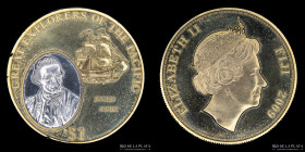 Fiji. Elizabeth II. 1 dolar 2009. KM132