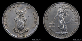 Filipinas. 20 Centavos 1944 D. KM182