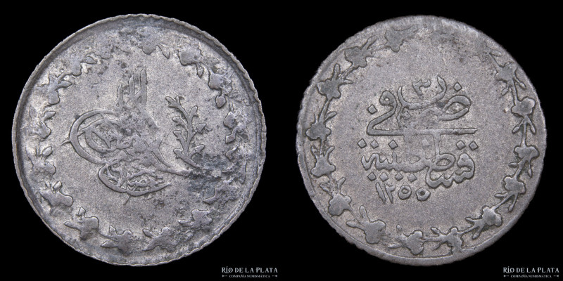 Imperio Otomano. Abdulmecid I (1839-1843). 20 Para (1255) Año de reinado 3. Ceca...