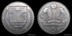 Kiribati. 5 dolares 1981. Lady Diana. KM10