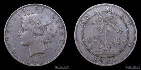 Liberia. 1 Centavo 1906. KM5