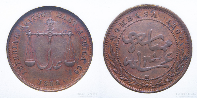 Mombasa (Kenia) Imperial British East Africa Company (1887-1895) 1 Pice 1888. CU...