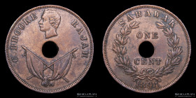 Sarawak. 1 Cent 1894. KM7