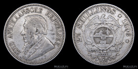 Sudafrica (S.A.R.) 2 1/2 Shillings 1896. KM7