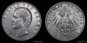 Bayern. Otto I. 3 Marks 1910 D. KM996