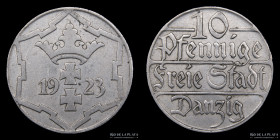 Danzig. 10 Pfennig 1923. KM143