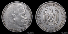 Alemania. 5 Reichsmark 1935 A. KM83