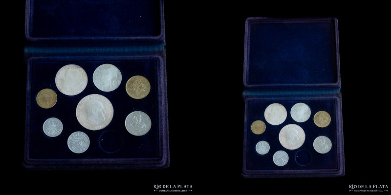 Austria. 1973. Mint Set. Proof Like. Lote x8. Estuche. Una moneda faltante en el...