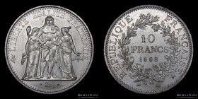 Francia. 10 Francs 1968. KM932