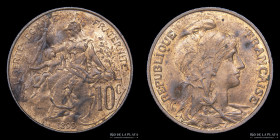 Francia. 10 Centimes 1899. KM843