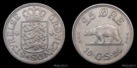 Groenlandia. Christian X. 25 Ore 1926. KM5