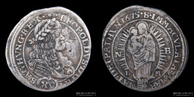 Hungria. Leopold I. 15 Krajcar 1675. KM191