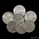Switzerland. 5 Francs 1948 a 1967. lote x7. KM40