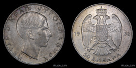 Yugoslavia. 50 Dinara 1938. KM24