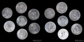 Mexico. Lote x7. Lote B. Coronas de Plata. A clasificar