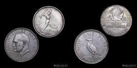 Lote x 2. Lundy (1 Puffin 1929) y Rusia (1 Poltinnik 1924). A clasificar.