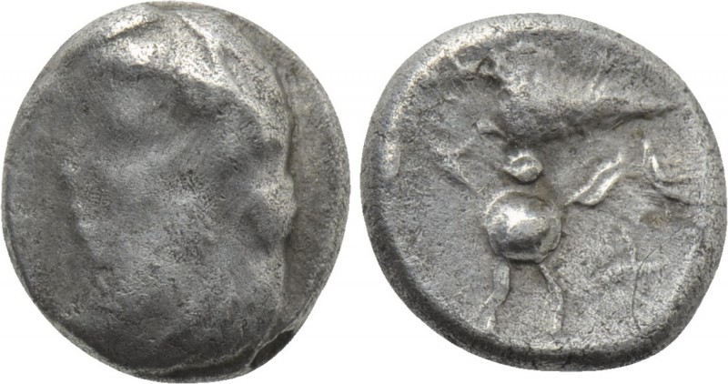 EASTERN EUROPE. Noricum (1st century BC). Obol. 

Obv: Stylized head left.
Re...