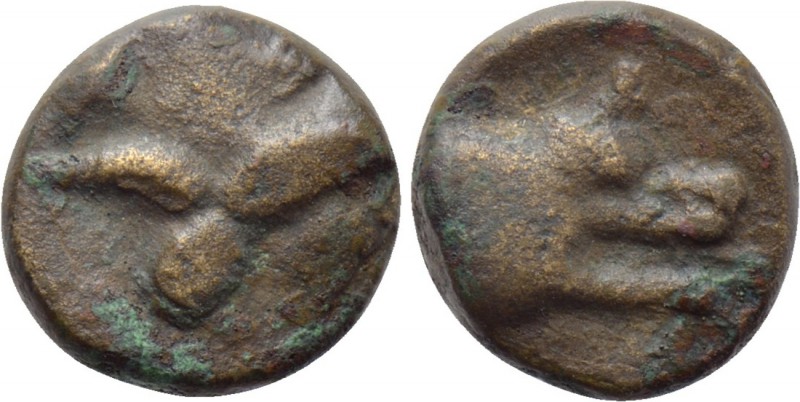 UNCERTAIN. Argos(?) Ae (Circa 3rd-2nd centuries BC). 

Obv: Uncertain.
Rev: H...