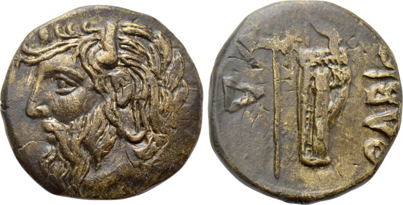 SKYTHIA. Olbia. Ae (Circa 310-280 BC). 

Obv: Horned head of Borysthenes left....