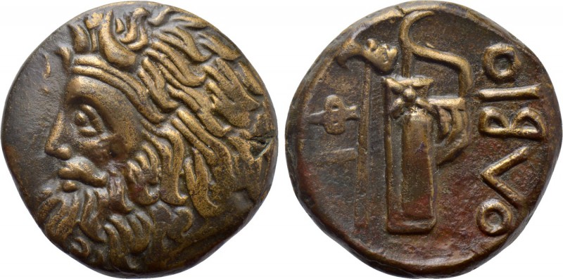 SKYTHIA. Olbia. Ae (Circa 310-280 BC). 

Obv: Horned head of Borysthenes left....
